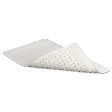 Rubbermaid® Commercial Safti-grip Latex-free Vinyl Bath Mat, 16 X 28, White freeshipping - TVN Wholesale